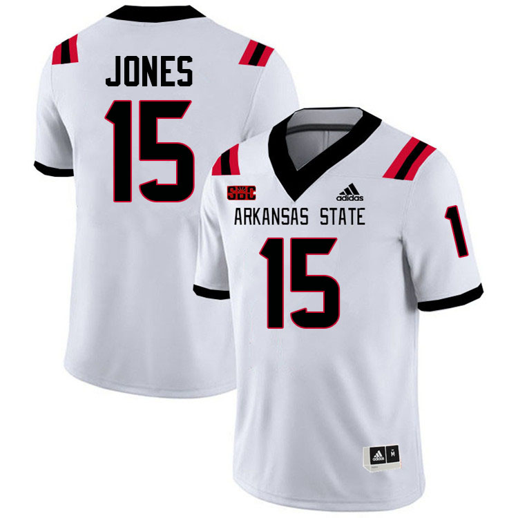 Aslan Jones Arkansas State Jersey,Arkansas State Red Wolves Football Uniforms,Jersey-White